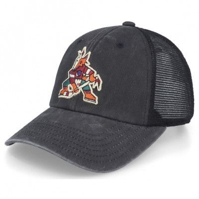 American Needle - NHL Svart trucker Keps - Arizona Coyotes Raglan Bones Black Trucker @ Hatstore