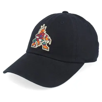 American Needle - NHL Svart unconstructed Keps - Arizona Coyotes Blue Line Black Dad Cap @ Hatstore