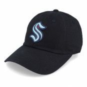 American Needle - NHL Svart unconstructed Keps - Seattle Kraken Blue Line Black Dad Cap @ Hatstore