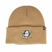 47 Brand - NHL Beige cuff Beanie - Anaheim Ducks MLB Haymaker Camel Cuff @ Hatstore