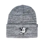 47 Brand - NHL Grå cuff Beanie - Anaheim Ducks Brain Freeze Dark Grey Cuff @ Hatstore