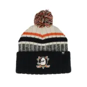 47 Brand - NHL Multi pom Beanie - Anaheim Ducks Long Range 47 Natural/Black/Orange Knit Pom @ Hatstore