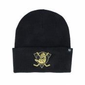 47 Brand - NHL Svart cuff Beanie - Anaheim Ducks NHL Metallic Haymaker 47 Cuff Knit Adu Black Cuff @ Hatstore