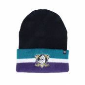 47 Brand - NHL Svart cuff Beanie - Anaheim Ducks NHL Split 47 Cuff Knit Adu Black Cuff @ Hatstore