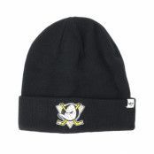 47 Brand - NHL Svart cuff Beanie - Anaheim Ducks Raised Knit Black Cuff @ Hatstore