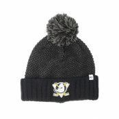 47 Brand - NHL Svart pom Beanie - Anaheim Ducks Droper Black Beanie @ Hatstore