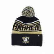 47 Brand - NHL Svart pom Beanie - Anaheim Ducks NHL Stylus 47 Cuff Black Pom @ Hatstore