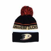 Adidas - NHL Svart pom Beanie - Anaheim Ducks Cuffed Knit Black/Gold Pom @ Hatstore