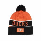 Fanatics - NHL Orange pom Beanie - Anaheim Ducks Authentic Pro Game&Train Dk Orange/Black Pom @ Hatstore