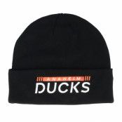 Fanatics - NHL Svart cuff Beanie - Anaheim Ducks Authentic Pro Game&Train Knit Black Cuff @ Hatstore