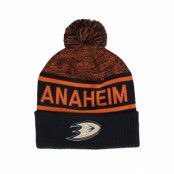 Fanatics - NHL Svart pom Beanie - Anaheim Ducks Authentic Pro Prime Black/Orange Pom @ Hatstore