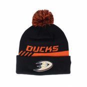 Fanatics - NHL Svart pom Beanie - Anaheim Ducks Locker Room Pom Black Pom @ Hatstore