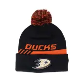 Fanatics - NHL Svart pom Beanie - Anaheim Ducks Locker Room Pom Black Pom @ Hatstore