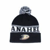 Fanatics - NHL Svart pom Beanie - Anaheim Ducks Sport Resort Black Pom @ Hatstore