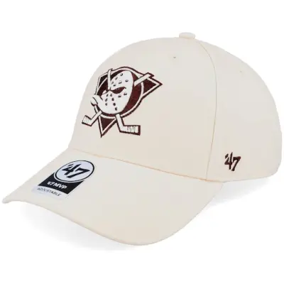 47 Brand - NHL Beige adjustable Keps - Anaheim Ducks NHL MVP Natural Adjustable @ Hatstore