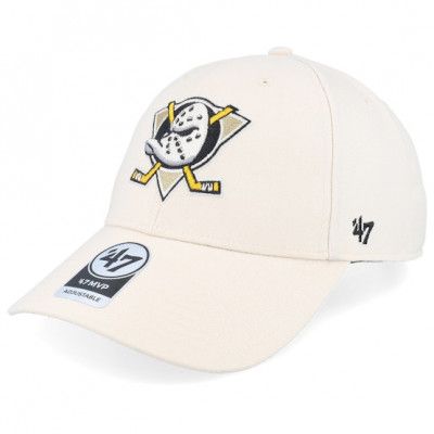 47 Brand - NHL Beige adjustable Keps - Anaheim Ducks NHL'47 Mvp Natural Adjustable @ Hatstore