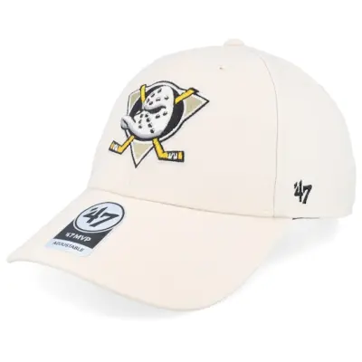 47 Brand - NHL Beige adjustable Keps - Anaheim Ducks NHL'47 Mvp Natural Adjustable @ Hatstore