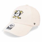 47 Brand - NHL Beige unconstructed Keps - Anaheim Ducks NHL 47 Clean Up Bone Dad Cap @ Hatstore