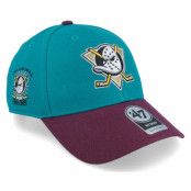 47 Brand - NHL Blå adjustable Keps - Anaheim Ducks NHL Sure Shot Tt'47 Mvp D. Teal/Purple Adjustable @ Hatstore