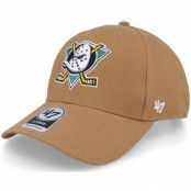 47 Brand - NHL Brun adjustable Keps - Anaheim Ducks NHL MVP Camel Adjustable @ Hatstore