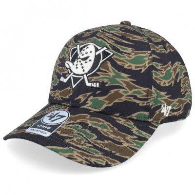 47 Brand - NHL Camo adjustable Keps - Anaheim Ducks Drop Zone Mvp Tiger Camo Adjustable @ Hatstore