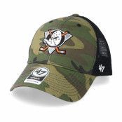 47 Brand - NHL Camo trucker Keps - Anaheim Ducks Branson 47 Mvp Mesh Camo/Black Trucker @ Hatstore