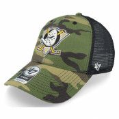 47 Brand - NHL Camo trucker Keps - Anaheim Ducks Branson Camo/Black Trucker @ Hatstore