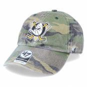 47 Brand - NHL Camo unconstructed Keps - Anaheim Ducks Clean Up Unwashed Camo Adjustable @ Hatstore