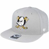 47 Brand - NHL Grå snapback Keps - Anaheim Ducks Sure Shot Captain Beige Snapback @ Hatstore