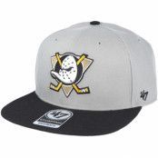 47 Brand - NHL Grå snapback Keps - Anaheim Ducks Sure Shot Captain Beige/black Snapback @ Hatstore