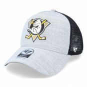 47 Brand - NHL Grå trucker Keps - Anaheim Ducks Storm Cloud Mesh Mvp Dt Charcoal/Black Trucker @ Hatstore