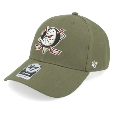 47 Brand - NHL Grön adjustable Keps - Anaheim Ducks 47 Mvp Cap Sandalwood Adjustable @ Hatstore