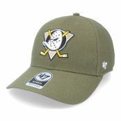 47 Brand - NHL Grön adjustable Keps - Anaheim Ducks Mvp Sandalwood Adjustable @ Hatstore