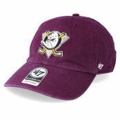 47 Brand - NHL Lila adjustable Keps - Anaheim Ducks 47 Clean Up Plum Adjustable @ Hatstore