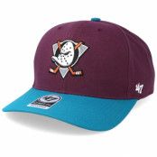 47 Brand - NHL Lila adjustable Keps - Anaheim Ducks Cold Zone Two Tone 47 Mvp Plum/Teal Adjustable @ Hatstore