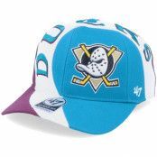 47 Brand - NHL Lila Keps - Anaheim Ducks Circuit Mvp DP Teal/White/Plum Adjustable @ Hatstore