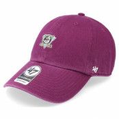 47 Brand - NHL Lila unconstructed Keps - Anaheim Ducks NHL Base Runner Clean Up Plum Dad Cap @ Hatstore