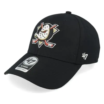 47 Brand - NHL Svart adjustable Keps - Anaheim Ducks 47 Mvp Cap Black Adjustable @ Hatstore