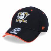 47 Brand - NHL Svart adjustable Keps - Anaheim Ducks Neutral Zone Mvp Black/Orange Adjustable @ Hatstore