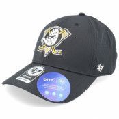 47 Brand - NHL Svart adjustable Keps - Anaheim Ducks NHL Back Line Mvp Black Adjustable @ Hatstore