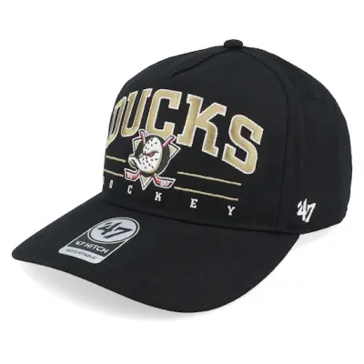 47 Brand - NHL Svart adjustable Keps - Anaheim Ducks Roscoe 47 Hitch Cap Black A-frame Adjustable @ Hatstore