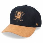 47 Brand - NHL Svart adjustable Keps - Hatstore Exclusive x Anaheim Ducks Suede Visor Black Adjustable @ Hatstore