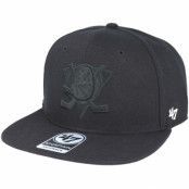 47 Brand - NHL Svart snapback Keps - Anaheim Ducks Sure Shot Captain Black Snapback @ Hatstore