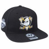 47 Brand - NHL Svart snapback Keps - Hatstore Exclusive x Anaheim Ducks Sure Shot Captain Black Snapback @ Hatstore