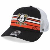 47 Brand - NHL Svart trucker Keps - Anaheim Ducks Altitude 47 Mvp Mesh Black/White/Orange Trucker @ Hatstore