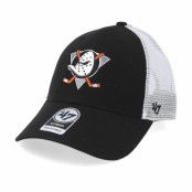 47 Brand - NHL Svart trucker Keps - Anaheim Ducks Malvern 47 Mvp Wool Black/White Trucker @ Hatstore