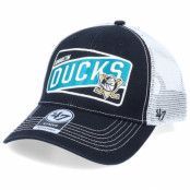 47 Brand - NHL Svart trucker Keps - Anaheim Ducks Mvp Slash Patch Black/White Trucker @ Hatstore