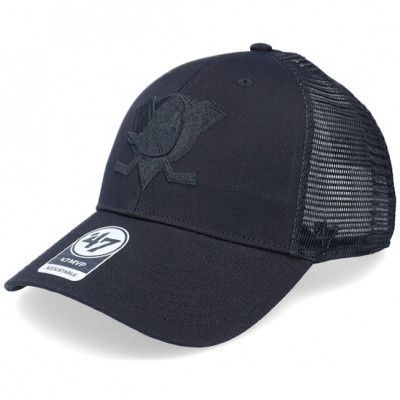 47 Brand - NHL Svart trucker Keps - Anaheim Ducks NHL Branson MVP Black Trucker @ Hatstore