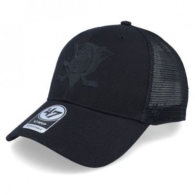 47 Brand - NHL Svart trucker Keps - Anaheim Ducks NHL Branson'47 Mvp Black Trucker @ Hatstore