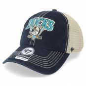 47 Brand - NHL Svart trucker Keps - Anaheim Ducks Tuscaloosa Clean Up Vintage Black Trucker @ Hatstore